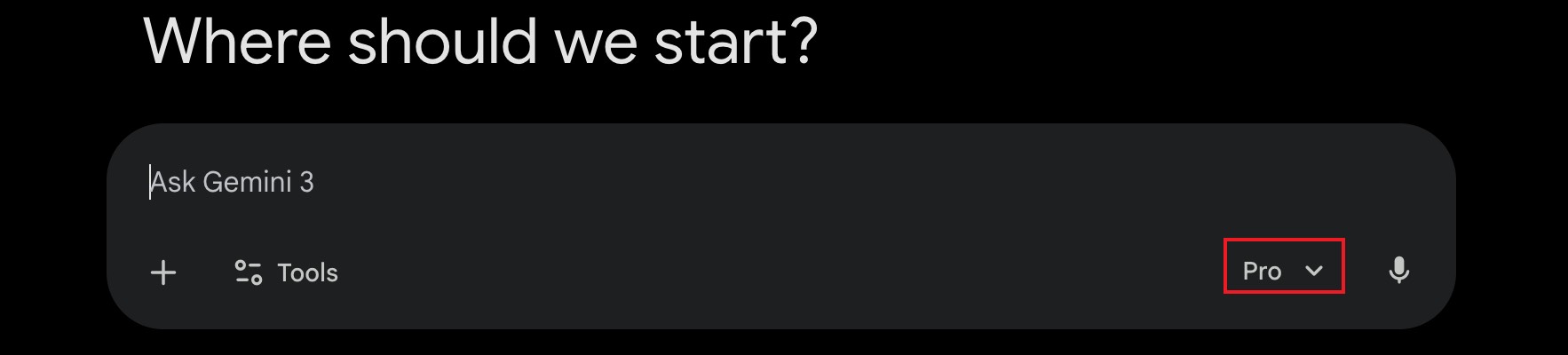 Gemini Auto Select Pro Model screenshot